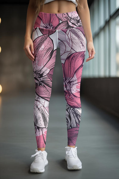 Women Mysterious Mandala Flower Pattern Print Leggings High Rise Yoga Pants  Digital Soft Athletic Pants White 4XL : : Clothing, Shoes &  Accessories
