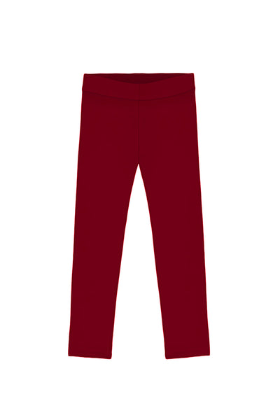 Burgundy 2024 leggings kids