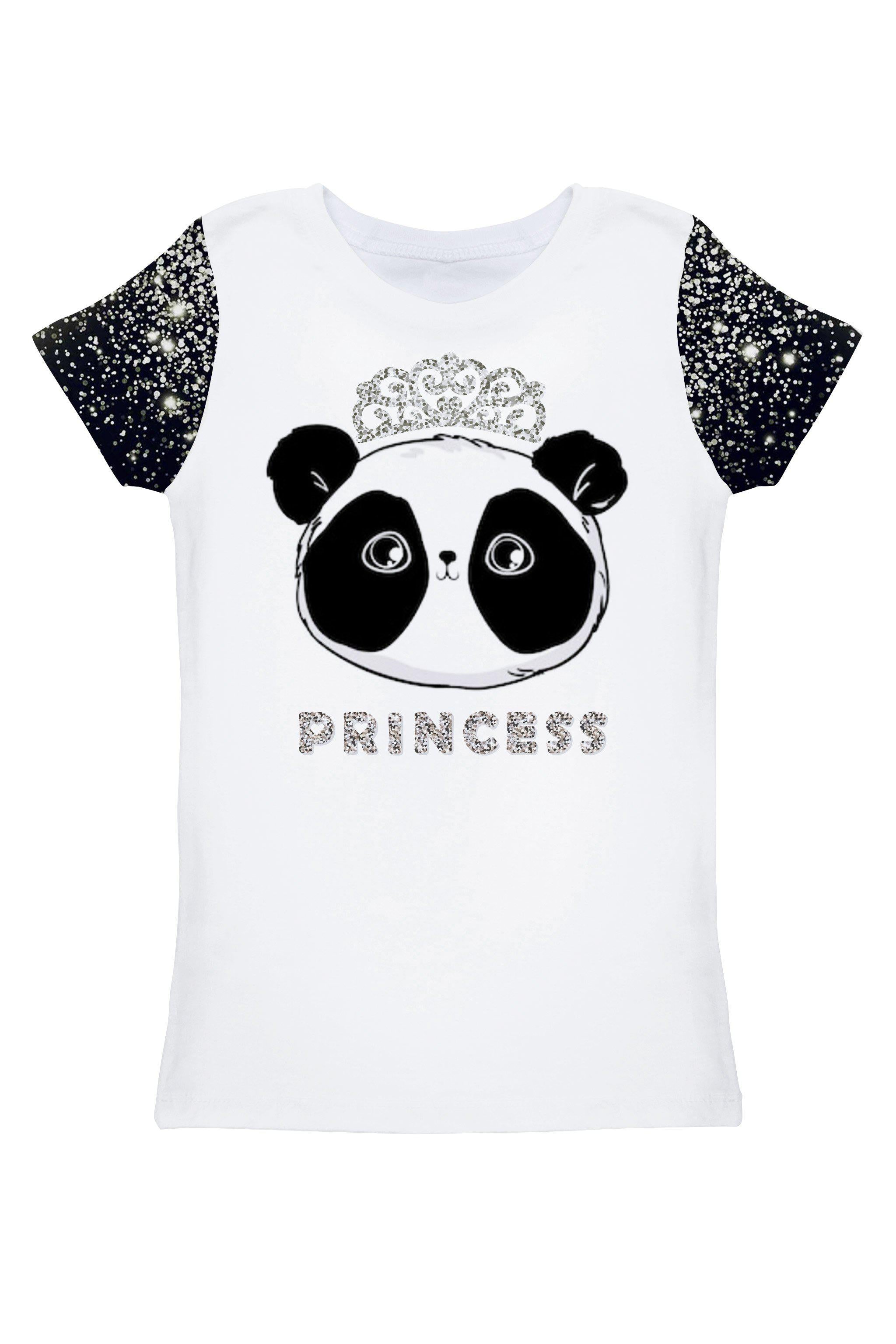 3 for $49! Silver Chichi Zoe White Cute Panda Print T-Shirt - Women - Pineapple Clothing