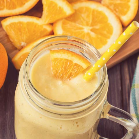 Recipes for Healthy Family Desserts: Orange Dreamsicle Smoothie
