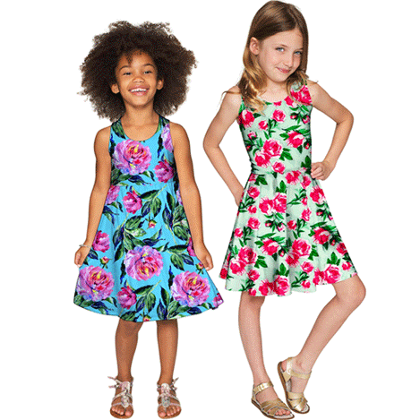 Floral Prints and Bright Colors for Girl’s Special Occasions