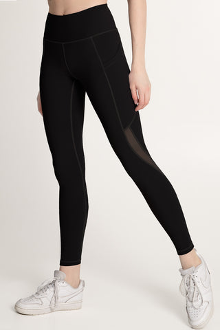 3 for $49! Dusty Pink Cassi Side Pockets Workout Leggings Yoga Pants - Women  - Pineapple Clothing