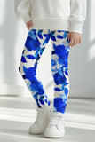 Blue Blood Lucy Cute Floral Printed Stretch Leggings - Girls