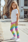 Bright Story Lucy Cute Rainbow Print Leggings - Kids