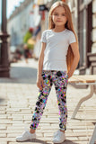 Brilliance Lucy Cute Colorful Glitter Printed Leggings - Girls