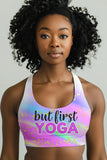 But First Yoga Stella Seamless Racerback Sport Yoga Bra - Women