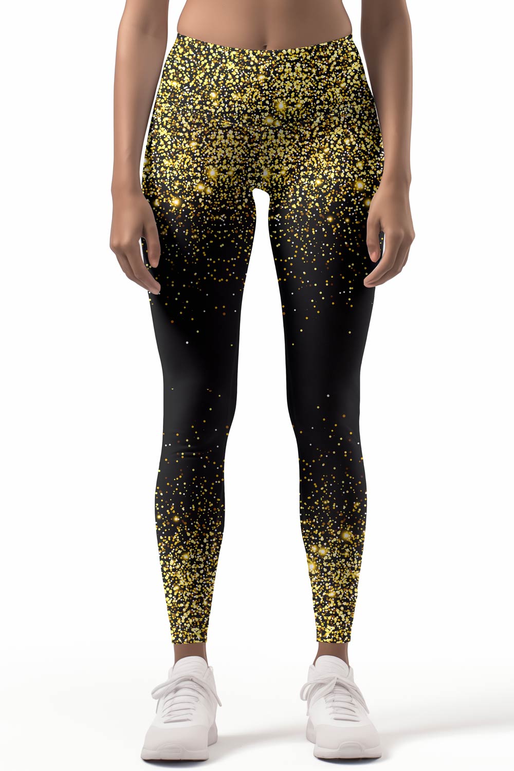 Gold workout pants on sale