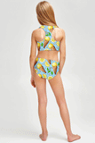 Gelato Claire Blue Ice Cream Print Cute Two-Piece Swimwear Set - Girls - Pineapple Clothing