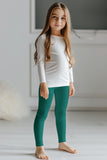 Jade Green UV 50+ Lucy Recyclable Cute Stretchy Leggings - Kids