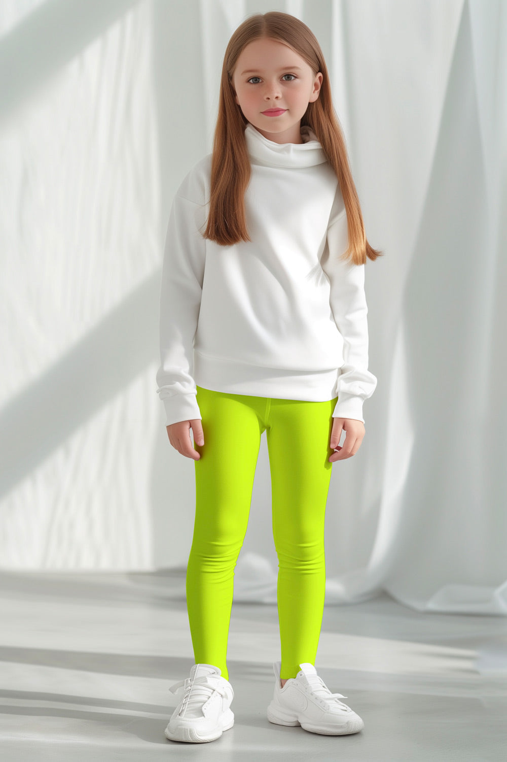 White leggings kids shops