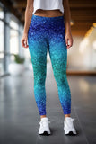 Ocean Drive Lucy Blue Printed Leggings Yoga Pants - Women