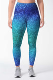 Ocean Drive Lucy Blue Printed Leggings Yoga Pants - Women