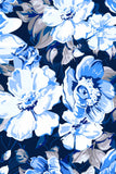 Memory Book Emily Blue Floral Trendy Sleeveless Top - Girls
