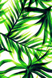 Island Life Lucy Cute Green Floral Print Eco Leggings - Kids