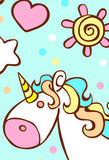 My Friend Unicorn Zoe White Cute Animal Print T-Shirt - Kids
