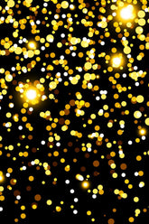 Chichi Lucy Black & Gold Glitter Print Cute Leggings - Kids