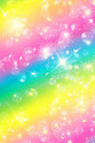 Bright Story Adele Colorful Rainbow Print Summer Shift Dress - Girls
