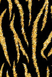 Roarsome Cara Black Gold Tiger Printed Hipster Bikini Bottom - Women - Pineapple Clothing