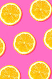 Tutti Frutti Sara Pink Lemon Print Strappy Triangle Bikini Top - Women - Pineapple Clothing