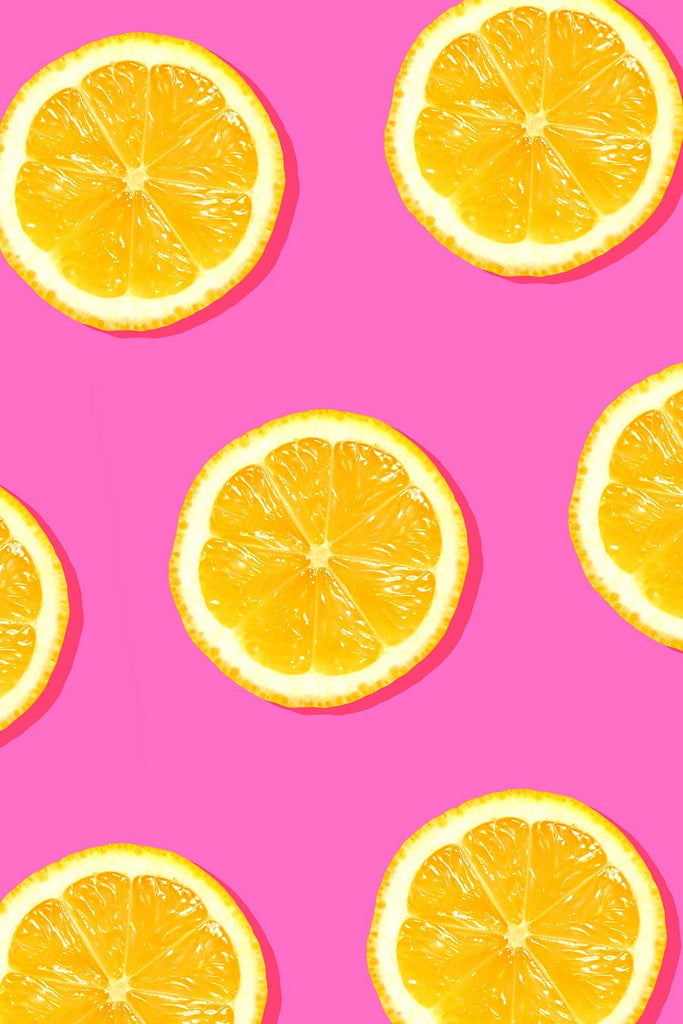 Tutti Frutti Lucy Pink Lemon Print Cute Summer Casual Leggings - Girls