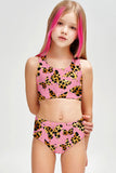 Quaintrelle Claire Pink Two-Piece Swimsuit Sporty Swimwear Set - Girls - Pineapple Clothing