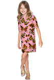 Quaintrelle Grace Pink Butterfly Print Cute Party Shift Dress - Girls - Pineapple Clothing
