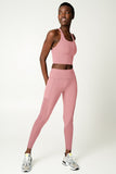 SALE! Dusty Pink Cassi Mesh & Pockets Workout Leggings Yoga Pants - Women