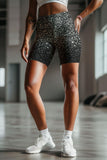 CLEARANCE! 65% off with code: VIP65 - Silver Chichi Karen Black Performance Yoga Biker Shorts - Women