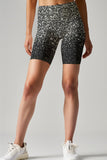 Silver Chichi Karen Black Performance Yoga Biker Shorts - Women