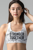 Stronger Together Stella Seamless Racerback Sport Yoga Bra - Women