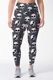 Too Cute to Spook Lucy Black Printed Leggings Yoga Pants - Women