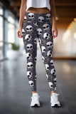 Too Cute to Spook Lucy Black Printed Leggings Yoga Pants - Women