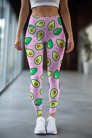  XUWU Cute Yoga Pants Pineapple Ice Cream Avocado Skull Workout  Leggings for Women Fun Printed Yoga Leggings : Clothing, Shoes & Jewelry