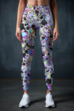 Brilliance Lucy Colorful Bright Printed Leggings Yoga Pants - Women