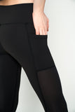 BUY 1 GET 4 FREE! Black Cassi Mesh & Pockets Workout Leggings Yoga Pants - Women