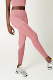 SALE! Dusty Pink Cassi Mesh & Pockets Workout Leggings Yoga Pants - Women