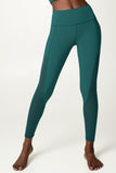 BUY 1 GET 4 FREE! Emerald Green Cassi Mesh & Pockets Workout Leggings Yoga Pants - Women