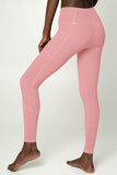 SALE! Dusty Pink Cassi Deep Pockets Workout Leggings Yoga Pants - Women