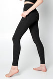 BUY 1 GET 4 FREE! Black Cassi Deep Pockets Workout Leggings Yoga Pants - Women