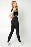 BUY 1 GET 4 FREE! Black Cassi Mesh & Pockets Workout Leggings Yoga Pants - Women