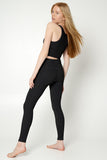 BUY 1 GET 4 FREE! Black Cassi Deep Pockets Workout Leggings Yoga Pants - Women