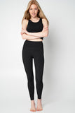 BUY 1 GET 4 FREE! Black Cassi Deep Pockets Workout Leggings Yoga Pants - Women