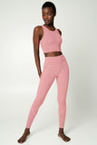 SALE! Dusty Pink Cassi Deep Pockets Workout Leggings Yoga Pants - Women