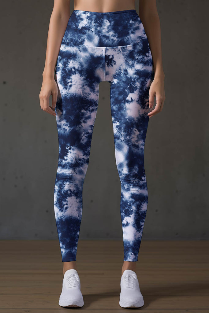 Align Leggings. Blue Tie Dye Print Ultralux fabric. – Pineapple Athleisure