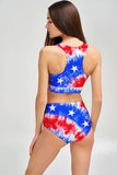 American Babe Carly 4th of July Patriotic Crop Bikini Top - Women - Pineapple Clothing