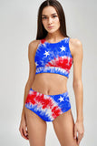 American Babe Cara July 4th Patriotic High-Waist Bikini Bottom - Women - Pineapple Clothing