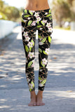 Black Muse Lucy Printed Performance Leggings - Women - Pineapple Clothing