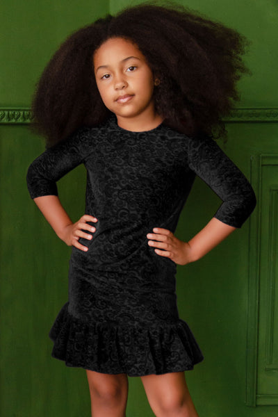 Girls velvet holiday dress best sale