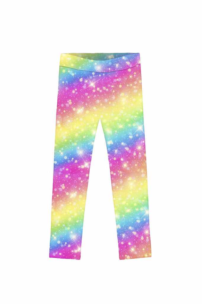 Bright Story Lucy Colorful Shimmer Print Leggings Yoga Pants