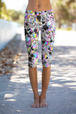 Brilliance Ellie Colorful Performance Yoga Capri Leggings - Women - Pineapple Clothing